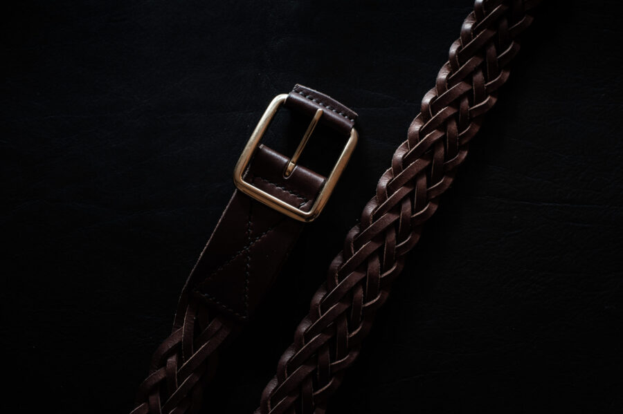 Ceinture sur mesure en cuir et tannage végétal