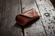 Etui de lunette sur mesure en cuir et tannage végétal